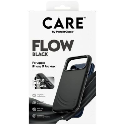 5. CARE by PanzerGlass Feature FLOW MagSafe Case für iPhone 17 Pro Max - Schwarz