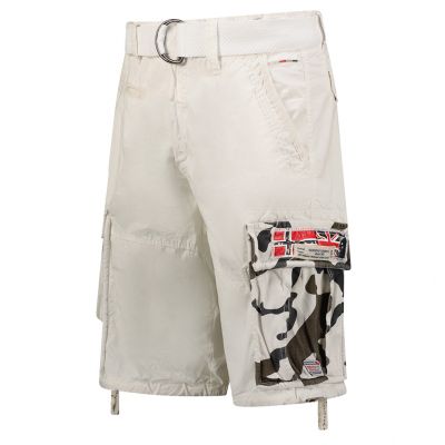 3. Geographical Norway Pasteque EO 063 M SX1425H/GNO-Weiße Shorts
