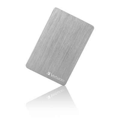 3. Verbatim Store 'n' Go ALU Slim Externe Festplatte 1 TB 2,5" USB Typ-C 3.2 Gen 1 (3.1 Gen 1) Silber