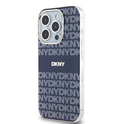 2. DKNY IML Mono & Stripe MagSafe Hülle für iPhone 15 Pro – Blau