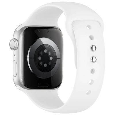 2. Tech-Protect Silikonarmband für Apple Watch 40 / 41 / 42 mm – Weiß