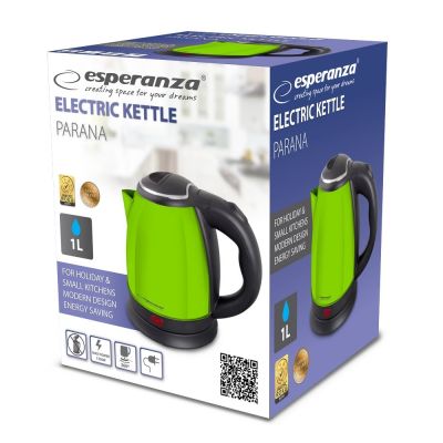 2. ESPERANZA Wasserkocher Parana 1,0 l Grün EKK128G
