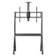 5. MACLEAN TV-Wagen mit Kameraablage, auf Rollen, 55–100 Zoll, max. Traglast 120 kg/10 kg Ablage, max. VESA 900 x 600, MC-114 B