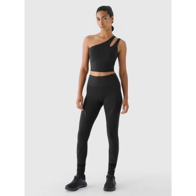 5. Einseitig schulterfreies Trainings-Crop-Top 4F x Anna Lewandowska 4F 4FALSAW24TFSLF515-20S