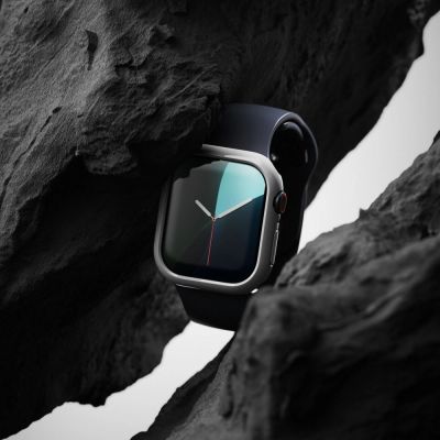 6. Ringke Slim 2er-Pack Hüllen für Apple Watch 10 46mm - Klar und Mattschwarz