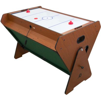4. 3-in-1-Drehspieltisch: Billard, Tischfußball, mit Luftanschluss, 121 x 89 x 84,5 cm