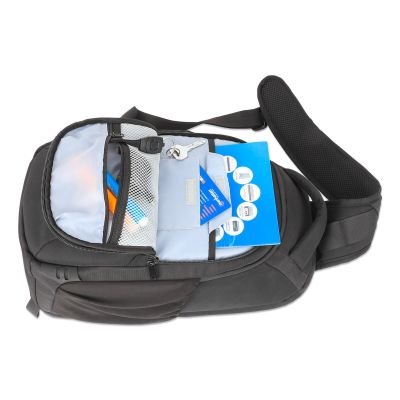 7. Manhattan Amsterdam Rucksack, Schwarz, Polyester