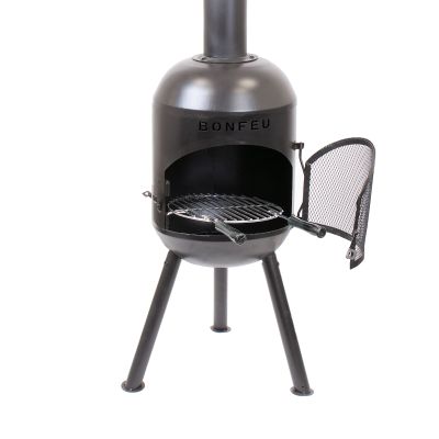 14. Bonfeu Bonsolo Gartenkamin schwarz 3401