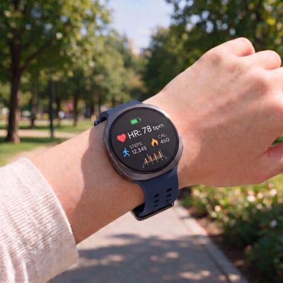5. Tech-Protect Silikon-Air-Armband für Samsung Galaxy Watch 40/44/46 mm – Marineblau