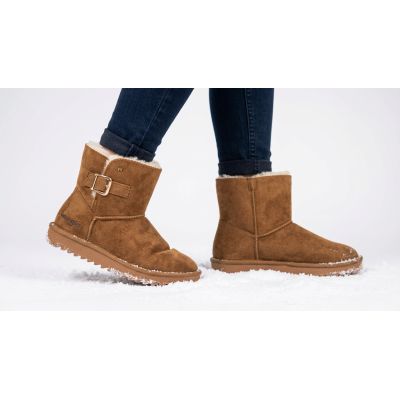 11. Wrangler Elsa Platform MID Damen Schneestiefel, isolierte Winterstiefel mit Fell, Schwarz (20243077.37B)