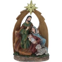 Weihnachtskrippe Heilige Familie 13 cm Klassisch