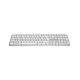 4. Logitech MX Keys S 920-011566 RF Wireless + Bluetooth QWERTZ-Tastatur, deutsches Aluminium, Weiß