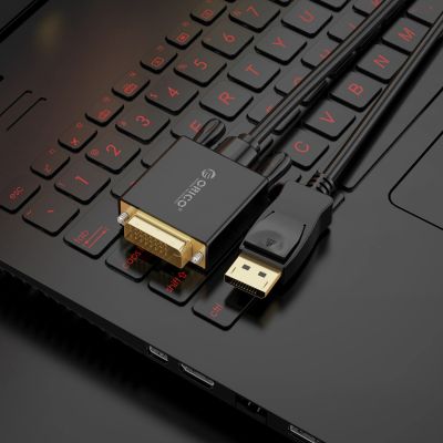 7. Orico XD-DTD DisplayPort auf DVI 4K Kabel 2m - Schwarz