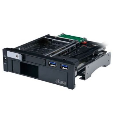 Akasa AK-IEN-01 Laufwerksschachtblende 2,5/3,5 Zoll Schwarz
