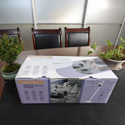 14. 4-in-1 Vertikal-Handstaubsauger mit Hausstaubmilbenbürste – Grau
