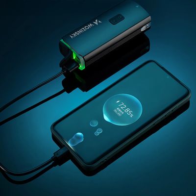 6. Wozinsky Fahrrad-Frontlicht + USB-C-Kabel (3000 lm) - Schwarz