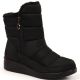 NEWS W EVE377A schwarze isolierte Schneestiefel mit Reißverschluss