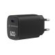 GEMBIRD 1-Port-Schnellladegerät (PD) USB Typ-C, 60 W, LCD, Schwarz