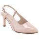 Sergio Leone SK157 Slingback-Pumps aus rosa Lackleder