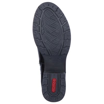 39. Rieker W Z9591-00 schwarze Lederstiefel 