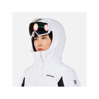 6. ROSSIGNOL W VELIKA ISOLIERTE JKT Damen-Skijacke weiß