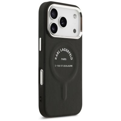 4. Karl Lagerfeld Karl RSG Logo MagSafe Hülle für iPhone 17 Pro - Schwarz