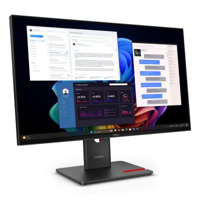 4. Lenovo ThinkVision T27UD-40 Intrusion Protection Monitor (IPS), 27", 16:9, 60 Hz, 4 ms, 3840 x 2160 Pixel, 350 cd/m², HDMI-Anschlüsse: 1, Eclipse, 36 Monate Garantie