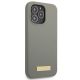 4. Guess GUHMP13LSPLG iPhone 13 Pro / 13 6.1" Grau/Grau Hartschale Silikon Logo Plate MagSafe