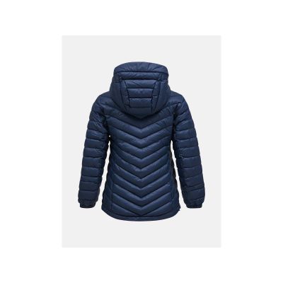 7. Peak Performance W Frost Daunenjacke mit Kapuze Marineblau