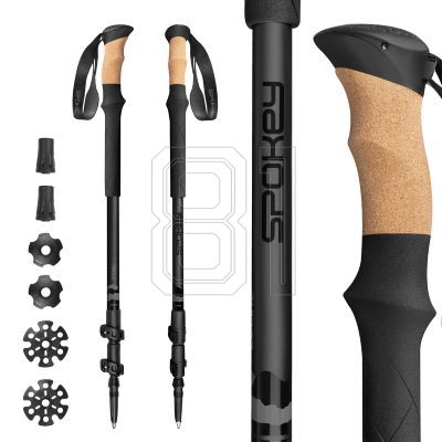 2. Spokey Zodiac Trekkingstöcke 105-135 cm dreiteilig SPK-944817