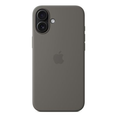 5. Apple Hülle mit MagSafe | Apple | iPhone 16 Plus | Silikon | Steingrau