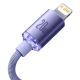 7. Baseus CAJY000305 Lightning – USB-C PD-Kabel 20 W 480 Mbit/s 2 m – Lila