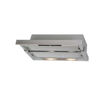 CATA Dunstabzugshaube TF 5260 X Teleskop, Energieeffizienzklasse D, Breite 60 cm, 325 m³/h, Schieberegler, LED, Edelstahl