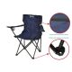 20. Klappbarer Campingstuhl 50 x 50 x 80 cm, Marineblau