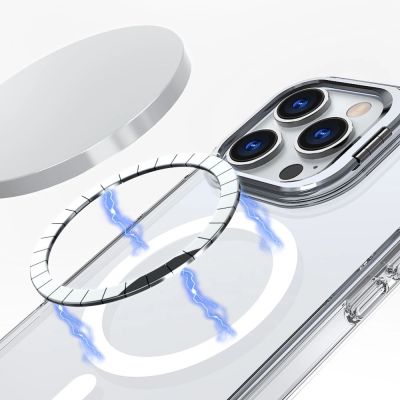 4. Tech-Protect MagStand MagSafe Hülle für iPhone 16 – transparent