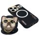 3. Nimmy Glasses Cool Dog MagSafe Case für iPhone 16 Pro - Schwarz