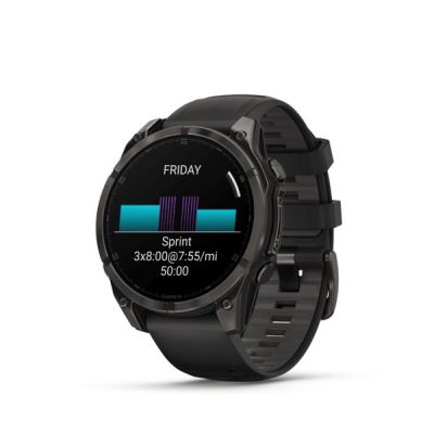 8. Garmin Fenix 8 AMOLED Black Uhr