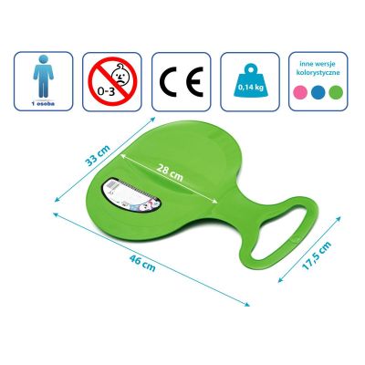 3. Apfelgrüne Abfahrtsrutsche