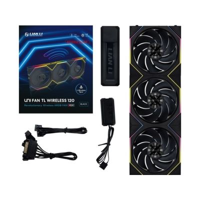 2. Lian Li 12RTL1W3B Lüfter, 12 cm, 200-2300 U/min