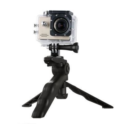 3. Montieren Sie mit einem Mini-Stativ für GoPro SJCAM Action-Kameras schwarz