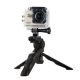 3. Montieren Sie mit einem Mini-Stativ für GoPro SJCAM Action-Kameras schwarz
