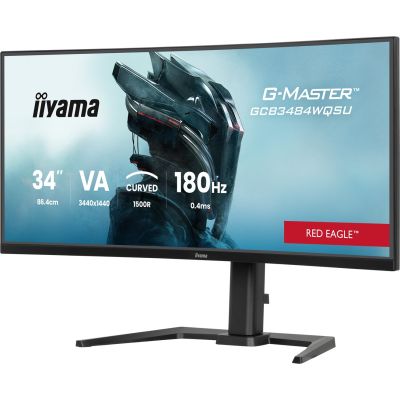 3. IIYAMA Monitor 86,4 cm (34") GCB3484WQSU-B1 21:9 2xHDMI+2xDP+USB-C Curved
