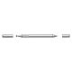4. Baseus Golden Cudgel ACPCL-0S doppelseitiger Eingabestift für Tablets, Telefone mit Gelstift – Silber