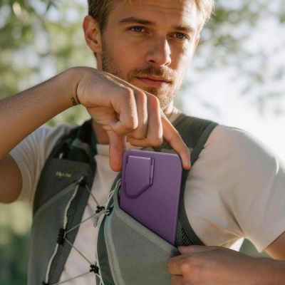 7. Tech-Protect Kevlar Aura MagSafe Hülle für Samsung Galaxy S26 Ultra – Lila