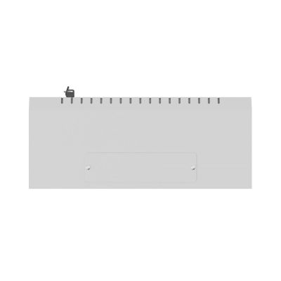 9. LANBERG TPR 10"-Installationsschrank mit Mesh-Platte 340X340X140, grau (montiert)