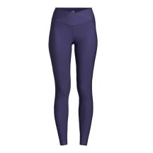Casall Damen-Leggings mit überlappendem Bund, hochtailliert, lila