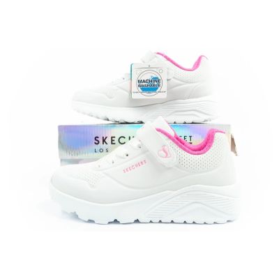 19. Skechers Uno Lite Kinder Sport-Sneaker weiß bequem