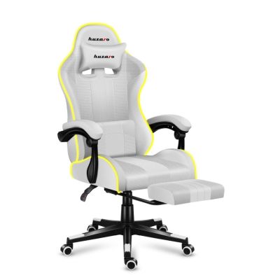 23. Huzaro Force 4.7 RGB Weißer Gaming-Stuhl