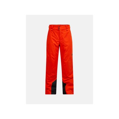 Herren-Skihose PEAK PERFORMANCE M, bordeauxrot, isoliert, schwarz
