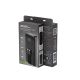 7. GEMBIRD Powerbank 20000mAh, 20W Schnellladung, LCD-Display, integrierte Kabel, Schwarz